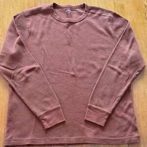 Old Navy Men's Waffle Knit Shirt in Brown
